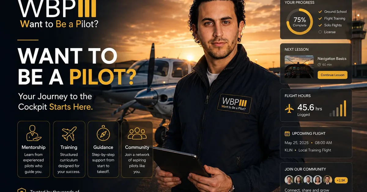 Want To Be a Pilot